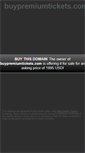 Mobile Screenshot of buypremiumtickets.com